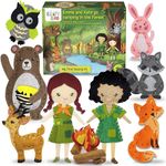 Woodland Sewing Kit for Kids, Fun and Educational Fairytale Craft Set for Boys and Girls Age 7-12, Sew Your Own Felt Forest Animal Craft Kit for Beginners