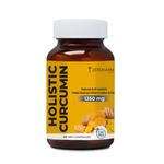 ZEROHARM Holistic Curcumin Capsules 1350mg | Helps Reduce Inflammation and Pain | Antioxidant & Anti-inflammatory (90 Capsules)