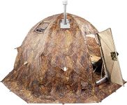 RBM Outdoors Hot Tent with Stove Jack. Hunting Fishing Outfitter Cold Weather Tent with Wood Stove Hole. 4 Season Tent. Expedition Arctic Living Warm Tent UP-2
