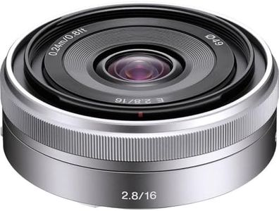 Sony SEL16F28 16mm f/2.8 Wide-Angle Lens for NEX Series Cameras