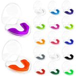 17 Pcs Kids Youth Mouth Guard for Sports Mouthguard Athletic Football Mouth Guard with Case Football Mouthpiece Gum Protection for Boxing Basketball Football Hockey MMA Rugby Karate Wrestling