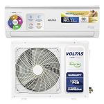 Voltas 1 ton 3 Star Inverter Split AC (Copper, 4-in-1 Adjustable Mode, Anti-dust Filter, 123V Vectra CAE, White)