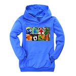 Rainbow Friends Children Clothing for Boys Hoodies Cotton Girls Sweater Shirt Baby Kid Fashion Pocket Sweatshirt Toddlers Hoodie