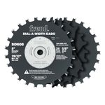 Freud SD608 8-Inch Dial-A-Width Stacked Dado Set 5/8-Inch Arbor, One Size, Multi