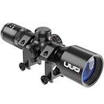 UUQ 3-9X40 Compact Rifle Scope Red 