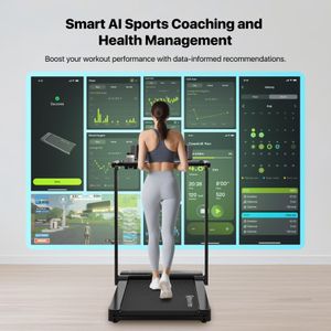 Mobvoi Smart AI Treadmill 3-in-1 – 6% Incline, 2.5HP, 12km/h, 120kg, Home Office