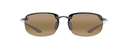 Maui Jim Unisex's Ho'okipa Sunglasses, Gloss Black/Hcl Bronze, Medium