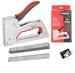 KROST 3 in 1 Kangaro Miles All Metal Body Ts-2313A Gun Tacker, Staple Gun with Brad Nails(18 Gauge) 5000pcs (TS2313A+F12+Stencil)