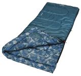 Coleman Company Youth Rectangle Sleeping Bag - Blue/Blue Camo