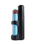 The Clinger - Smell Proof Cigarette Case, Lighter Case Holder Attaches to Bic or Clipper Lighter! (Classic Black)…