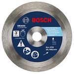 BOSCH DB343C 3" Premium Continuous Rim Diamond Blade for Clean Cuts