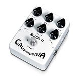 JOYO Overdrive Distortion Pedal Amp Simulator Rock Tones from OD to Dist for Electric Guitar Effect - Bypass (California Sound JF-15)