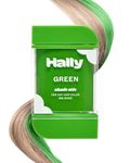 HALLY Shade Stix | Green | Temporary Hair Color for Kids & Adults | Ditch Messy Hair Spray Paint, Chalk, Wax & Gel | One-Day, Wash-Out Hair Dye | Washable & Safe | Green Hair Makeup for Boys & Girls