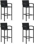 vidaXL 4x Bar Stools Bar Counter Ki