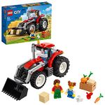 LEGO City Great Vehicles Tractor Toy, Farm Set with Rabbit Figure, Toys for 5 Plus Year Old Kids, Boys and Girls, Educational Learning Toy 60287