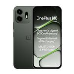 OnePlus N6 | 4GB+128GB | Midnight Green | Segment's Biggest 8000mAh Battery | Segment's Fastest 45W Charging | Smooth 120Hz Display | 50MP Camera | Military-Grade Durability
