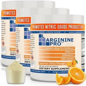 L-ARGININE PRO, L-arginine Supplement - 5,500mg of L-arginine Plus 1,100mg L-Citrulline (Citrus Orange / 3 Jars)