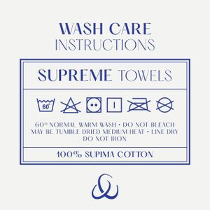 Christy Supreme Hygro 6-Piece Towel Set – White Cotton Towels