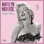 Marilyn Monroe OFFICIAL | 2023 7 x 14 Inch Monthly Mini Wall Calendar | English/French Bilingual | BrownTrout | USA American Actress Celebrity