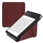 kwmobile Origami Case Compatible with Kobo Libra 2 Case - Slim PU Leather Cover with Stand - Berry