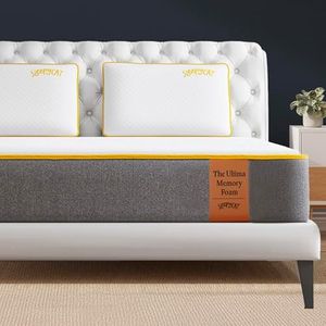 SleepyCat Ultima Mattress with AirGen™ Memory Foam | 8-inch | Medium-Soft Feel for Hotel-Like Comfort | CoolTEC™ Fabric for 4º Cooler Sleep | 10 Years Warranty (Kingsize, 78x72x8 Inches)