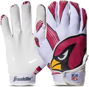 Franklin Sports NFL Arizona Cardinals Youth Football Receiver Gloves - X-Small/Small