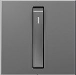 Legrand adorne 15 Amp Whisper Single-Pole 3-Way Light Switch in Magnesium Finish, 4-Pack, ASWR1532M4