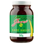 Jimmy's Saté Satay Sauce 360G | Satay Sauce | Peanut Sauce | Bumbu Kacang | Sambal Kacan | Indonesian Sauce | Thai Cooking Sauce | Malaysian Cooking Sauce | 360G