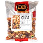 Nuts and Raisin Mix 1kg - Premium Quality Mix Nuts and Raisins Including Walnuts, Almonds, Cashew Nuts and Brazil nut. Ideal for Baking or as a Snack. Suitable for Vegetarian Diets.