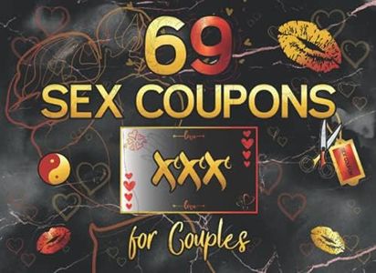 69 Sex Coupons for Couples: Romantic & Sexual Book Created to Spice Up Sex Life | Naughty & Dirty Sex Coupons for Him & Her | Kinky Gift Idea for Birthday, Anniversary, Christmas & Valentine's Day