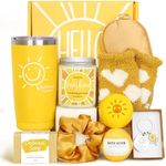 Gift Baskets for Women, 10pcs Unique Birthday Gifts for Women, Best Friend Birthday Gifts, Get Well Soon Gift Basket Sending Sunshine Gifts Cheer Up Box for Sister Friendship - BRIGHTEN UP HER DAY!