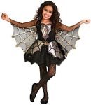 Amscan Girl's Halloween Iridescent Spider Fancy Dress Costume, Size 10-12 Years