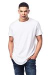 JACK & JONES Men's JJENOA TEE SS Crew Neck NOOS T-Shirt, White, M