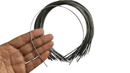 PACK OF 50 iron WIRE METAL Hairband for making beaded hairband and cloth head band Metal Wavy Curled Wire Hairband