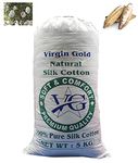 Nivedha Mattress- Virgin Gold -100% Organic Silk Cotton/Kapok/Ilavam Panju/Semal Cotton for Filling Pillows, Cushion,bolsters,Mattress etc (5kg)