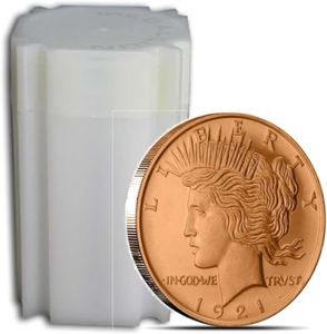 20 Peace Dollar .999 Fine Pure Copper Round/Challenge Coins in Coin Tube - Unique Metals