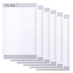 Belle Vous Daily To-Do List Notepad Planner (6 Pack) - 60 Days/Pages Checklist Notebooks with Undated Pages - Memo/Organiser Pads for Shopping Lists, Time Management and Daily Agendas