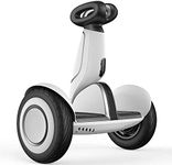 Segway Ninebot S-Plus Smart Self-Balancing Electric Scooter with Intelligent Lighting and Battery System, Remote Control and Auto-Following Mode, White