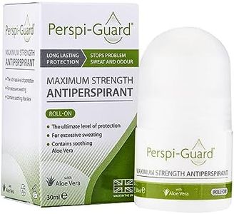 Perspi-Guard Maximum Strength Antiperspirant Roll-On, Strong Deodorant for Excessive Sweating & Hyperhidrosis Treatment, Lasts up to 5 Days - Unscented (30ml)