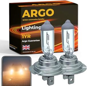 Argo H7 Headlight Bulb 55w Halogen 2500k 12v H7 477 Car Headlight Bulb High Low Dipped Main Beam Headlamp Bright Fog Car Light Bulbs 499 PX26D Headlight Bulbs