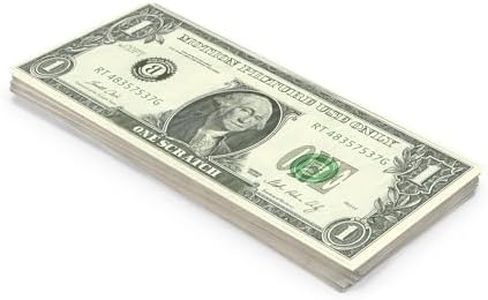 Scratch Cash Dólares - soborno de 100 x $ 1 dólares (tamaño real), dinero para jugar, Props Money