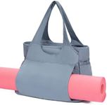 TOLOER Yoga Bags for Women with Yoga Mats Bags Shoulder Bag Travel Tote Bag Lightweight Handbag for Gym, Work, Travel