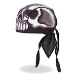 Hot Leathers Womens Motorcycle Traditional-African-Head-Wraps, Black