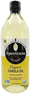 Spectrum Culinary, Organic Canola Oil, Refined, 32 Fl.Oz (Pack of 12)