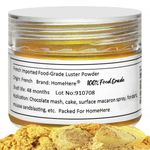 GARYOB Gold Luster Dust Edible Cake Gold Dust (7g) (Gold)