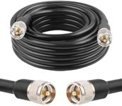 MOOKEERF PL259 UHF Cable 25ft, KMR4