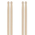 Windspeed 2 Pairs Drum Sticks, Classic Maple Wood Tip Drumsticks for Students and Adult (32cm)