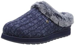 Skechers Women's Keepsakes Ice Angel Slipper, Navy, 7 UK