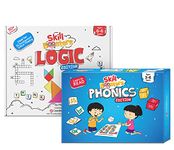 ClassMonitor Phonics + Logic Learning Kit with Free Mobile App with 100+ Learning Activity for Brain Development, Decoding Activities Comes with Flash Cards for Kids Childrens Boys Girls