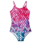 Xumplo Girls Swimsuits Kids One Piece Swimwear Toddler Mermaid Bathing Suit Beach Wear for Girl Age 8-10 Years